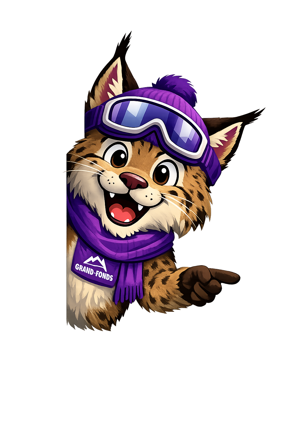 Grand-Fou, the Mont Grand-Fonds mascot